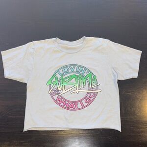 Sublime Women’s Light Bluw Graphic Logo Tee - Neon Accent